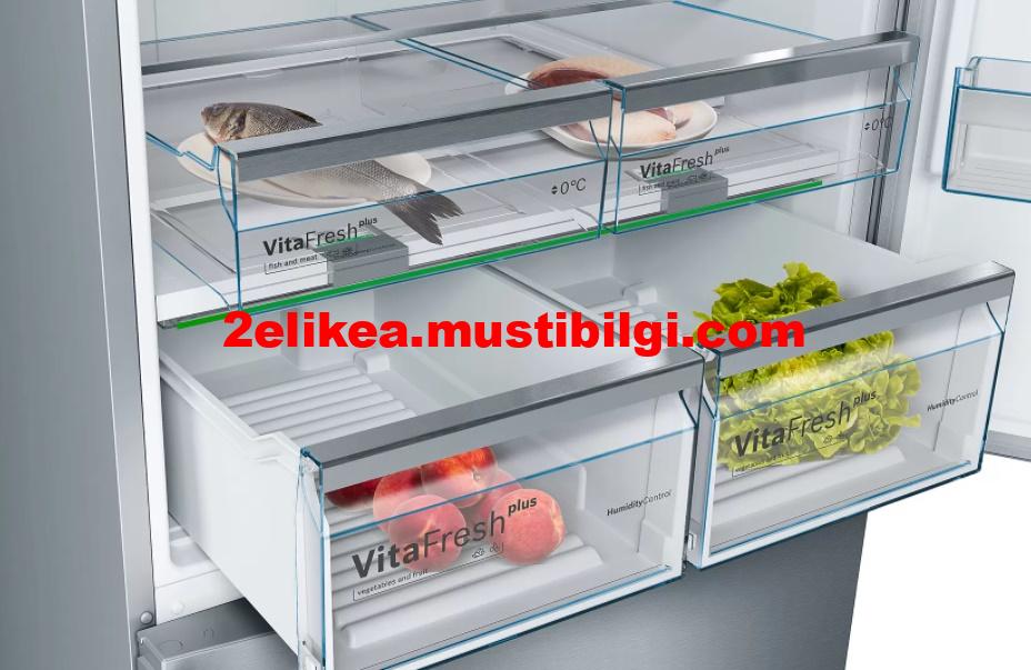 Defolu Bosch Buzdolabı Defolu Bosch KGN86AIF0N Alttan Donduruculu Buzdolabi 3
