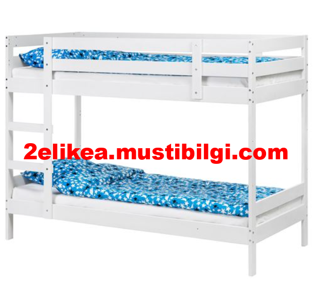 Temiz kullanılmıştır, ikinci el ikea mydal ranza FİYATI: 1200 TL 3 ikinci el ikea mydal ranza 1