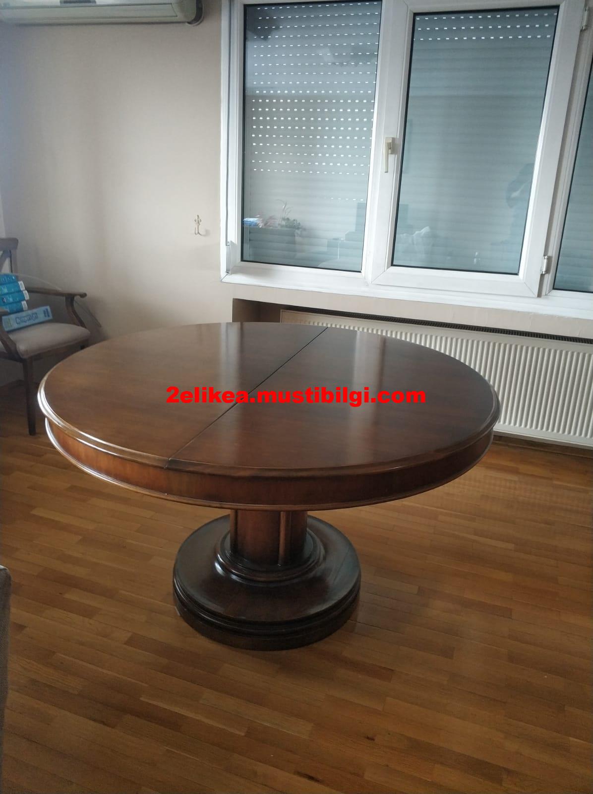 Temiz kullanılmış açılır yuvarlak yemek masası FİYATI: 200 TL