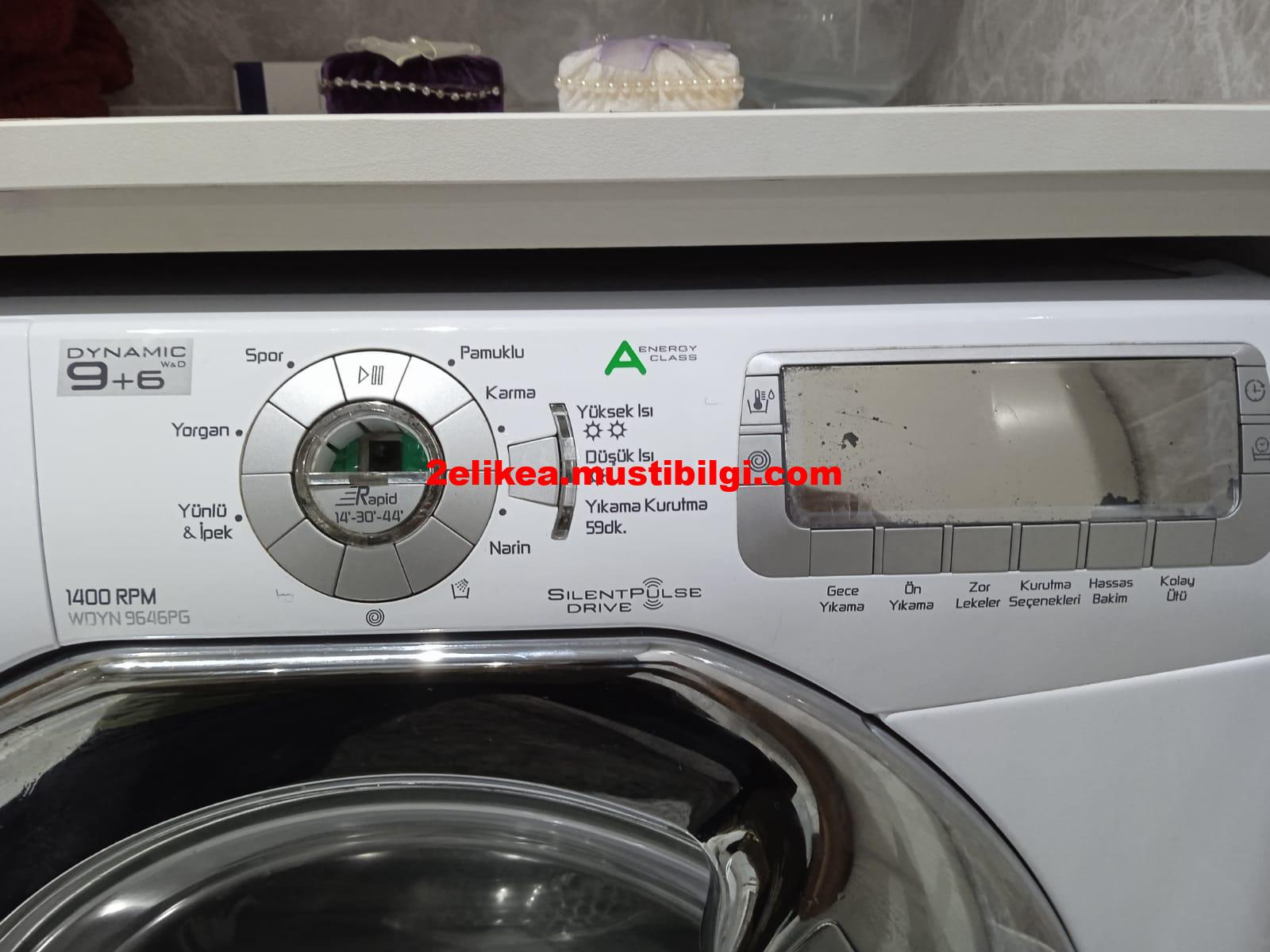 Hoover 3 Aylık wdyn 9646 pg 1400 devir 9 kg çamaşır makinesi