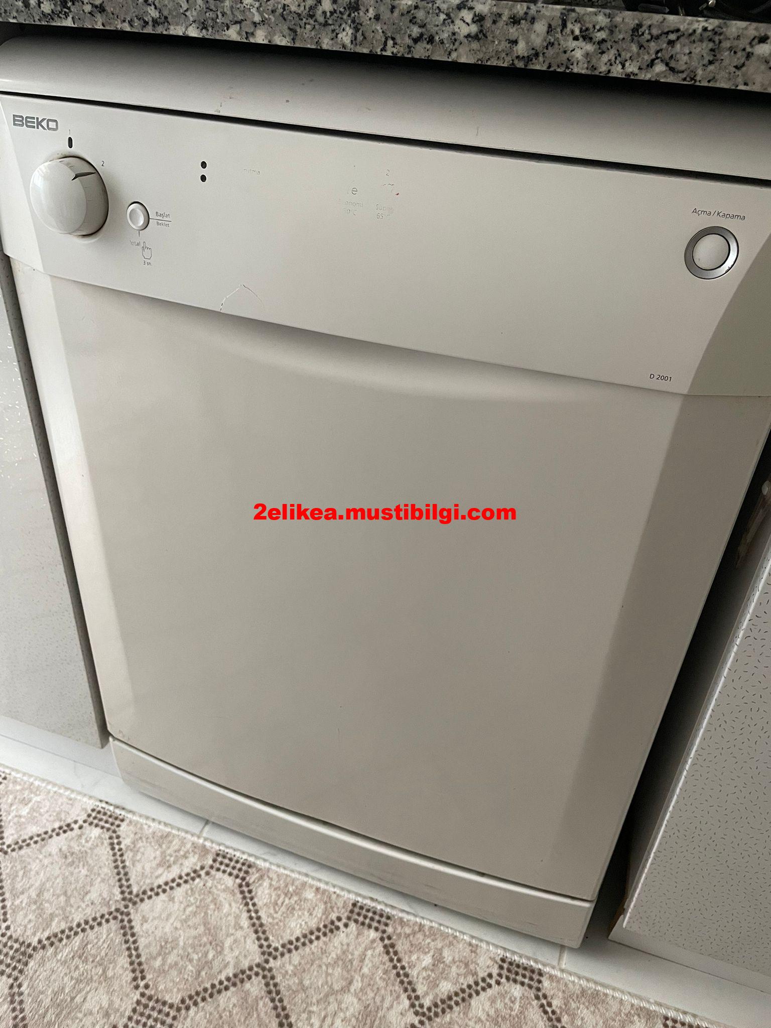 Teşhir ürünlerden olan bulaşık makinesi Beko marka yeni nesil