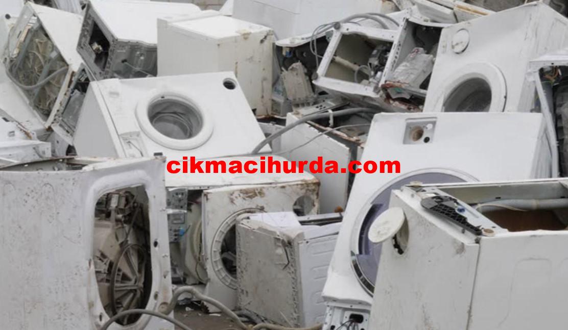 Hurda çamaşır makinesi! Hurdanın günlük borsası oluşturulmuştur