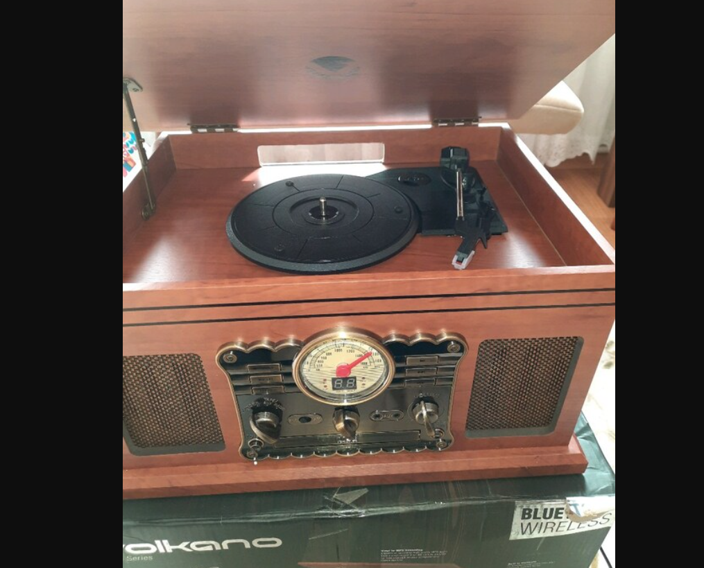 ANTIKA RETRO PIKAP BLUETOOTH USB KAYIT 1