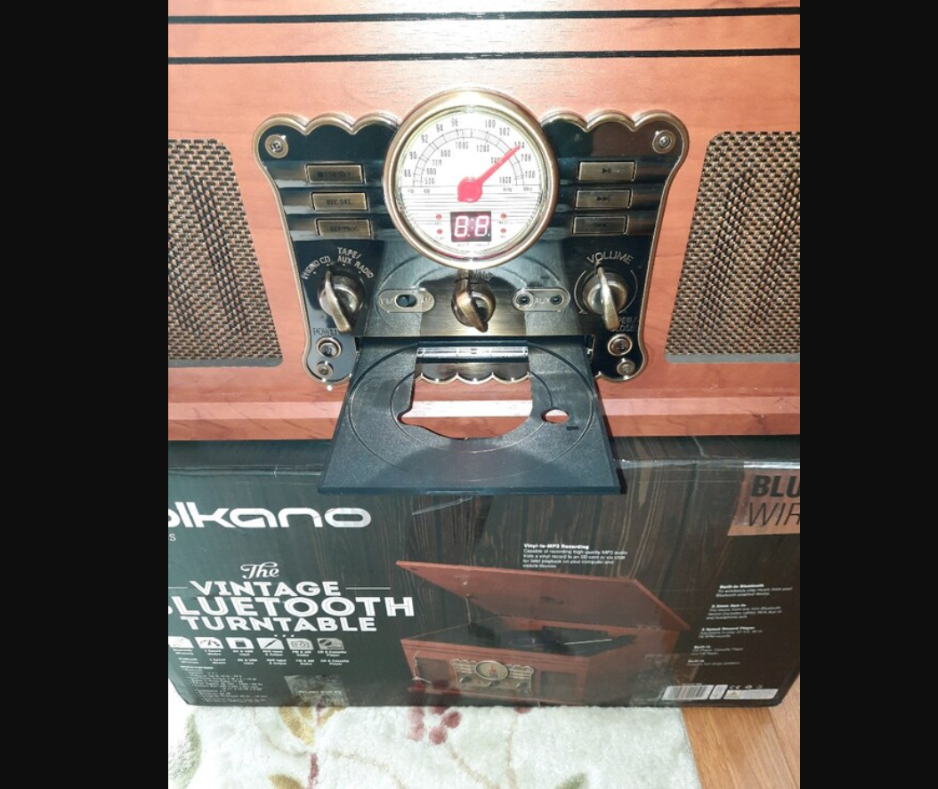 ANTIKA RETRO PIKAP BLUETOOTH USB KAYIT 2